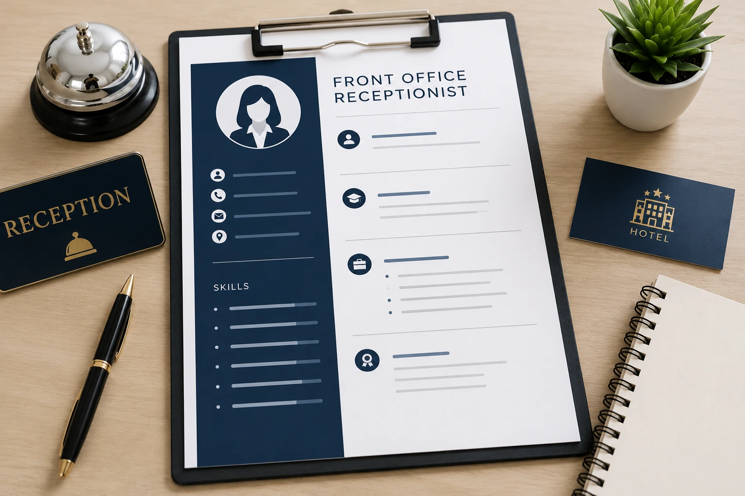 Mẫu CV Lễ tân Khách sạn chuyên nghiệp giúp tăng cơ hội trúng tuyển