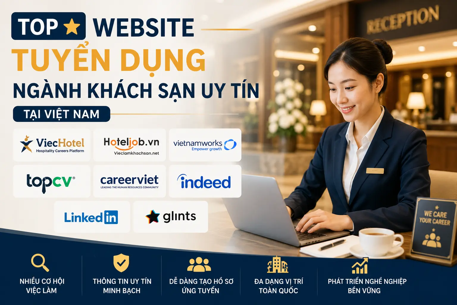 Top website tuyển dụng ngành Khách sạn uy tín tại Việt Nam