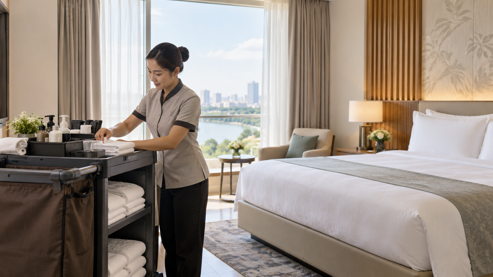 Housekeeping làm gì? Quy trình ca làm và kỹ năng của nhân viên Buồng phòng